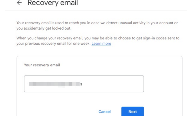 如何修改谷歌邮箱（Gmail）辅助邮箱地址