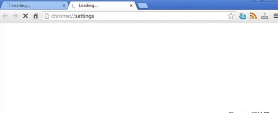 Chrome浏览器为什么显示空白主页