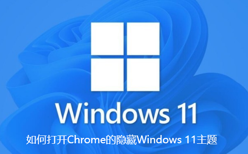 如何打开Chrome的隐藏Windows 11主题