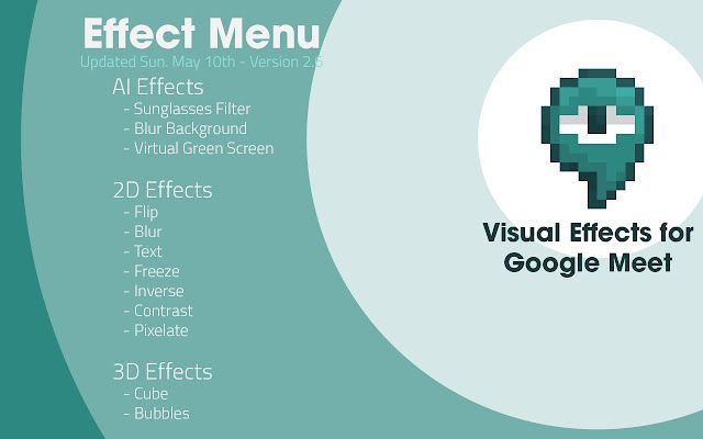 Visual Effects for Google Meet免费插件下载
