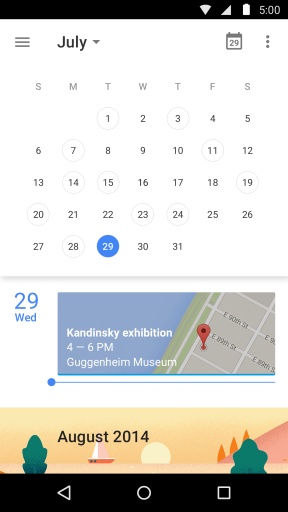 Google日历截图1